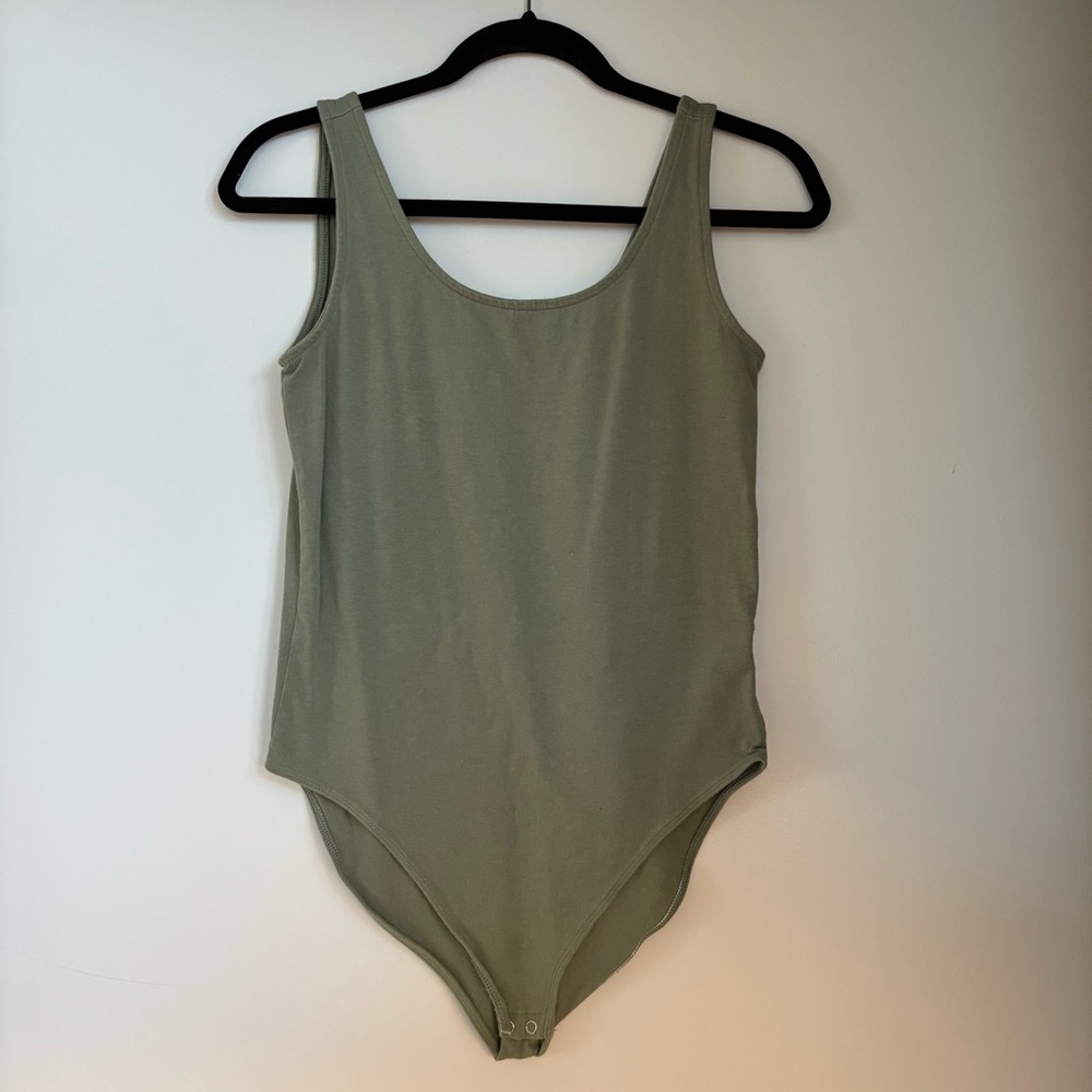 GAP Green Bodysuit One Piece with Classic Tank Design